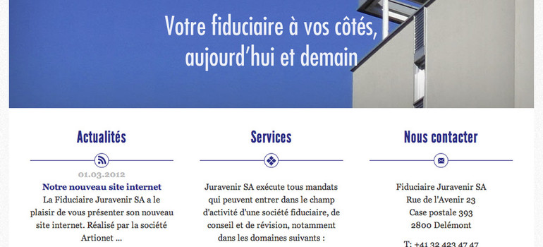 Juravenir, la fiduciaire à vos côtés aujourd'hui et demain