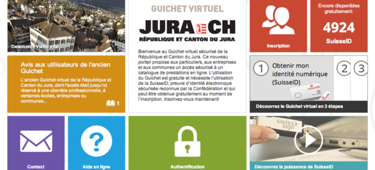 Le Jura lance un guichet virtuel sécurisé novateur