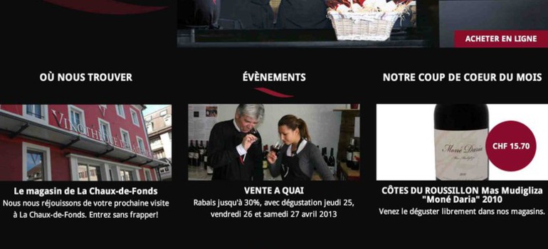 Faites vos achats de vins en ligne