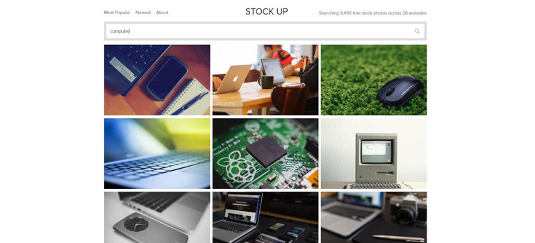 Stock Up : un nouveau moteur de recherche pour les images