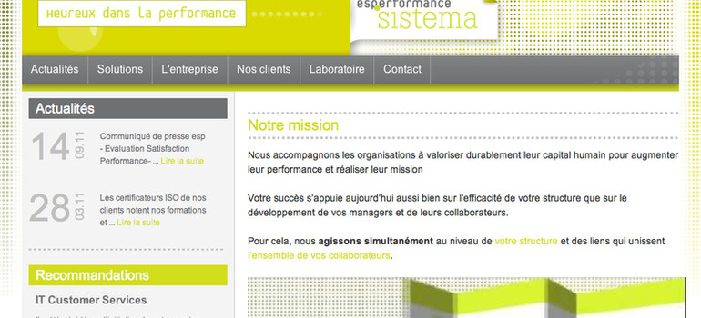 Etre heureux dans la performance grâce à ESPerformance