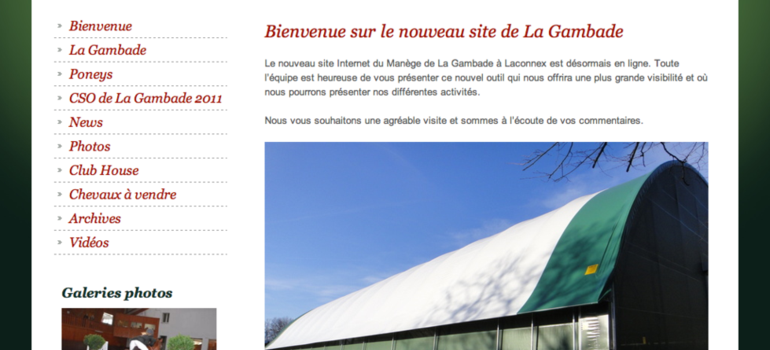 La Gambade se présente sur Internet