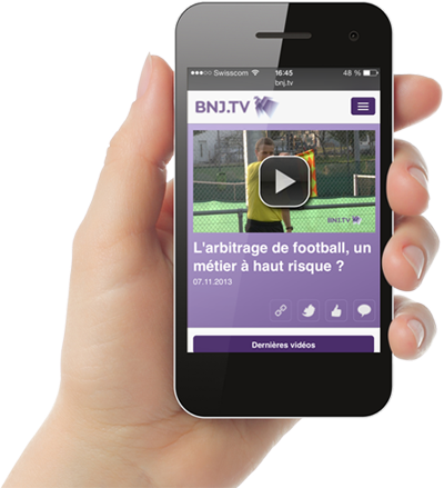 Bnj TV sur mobile